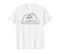 Leave no Trace Underground del espeleólogo de espeleología Camiseta