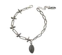 Leaves Bracelets Cubic Adjustable Chain Bracelets, Thoughts of You Spread Like Branches, Extended into The Distant Years, for Women Jewelry Gifts