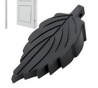 Leaves Shaped Door Stopper Wedge, Decorative Leaf Style Door Stop Protector with Flexible Non Slip Design, Safety Doors Stop for Damage Prevention, Soft Rubber Doors Wedge for Living Room