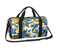 Leaves Tropic Lemon - Bolsa de deporte para fin de semana, bolsa de noche, casual, para viajes, gimnasio, equipaje, para niños, niñas, niños, mujeres y hombres