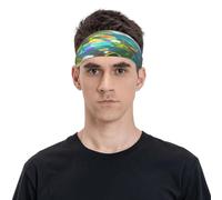 Leaves Under The Sunshine - Diadema deportiva unisex transpirable y húmeda, adecuada para correr, ciclismo, yoga, esperar deportes