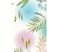 Leaves Watercolor Hardcover Journal: 150 lined pages | 6x 9 inches