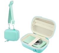 Leayjeen Funda para cámara digital compatible con Umipyiza/DPFIHRGO/YLSHGXFC/FAYIBUY/Amdeurdi, diseño rígido EVA, protege tu cámara doble (solo funda) negro, verde, medium, Funda para cámara digital