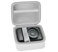 Leayjeen Funda Protectora par Cámara Digital 4K, Compatible con FlyFrost/Fulealfly/TEFTYMON/Visita la Tienda de CAMKORY, Estuche Protector Rígido de EVA con Bolsillo Interior(Solo Estuche) Blanco