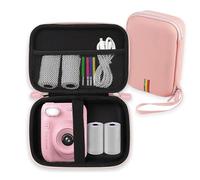 Leayjeen Funda Protectora para Cámara de Fotos Instantánea Infantil Compatible con Hangrui/Uleway/TOYOGO/Gofunly/Ushining y Papel de Impresión (Solo Funda) Rosa