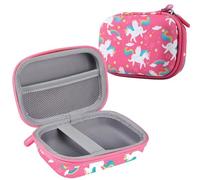 Leayjeen Funda Protectora para cámara Digital Infantil Compatible con Grepro/Gofunly/Goopow/YunLone/AONISE/Dwfit/Kriogor/Hangrui (Solo Funda), Rosa (Unicornio Rosa), Mochila para niños
