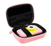 Leayjeen Funda Protectora para Camara Fotos Infantil Compatible con Faburo/SeHeTop/BNEHHOV/JOPHEK/Super Barley/SJCAMarnssien, Cumpleaño Regalos para de 3-12 Años(Solo Funda) Rosa