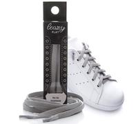 leazy flat Cordones elásticos M: (Hasta 5 ojales por lado, Gris Claro)