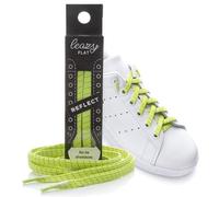 leazy flat Cordones elásticos S: (Hasta 4 ojales por lado, Amarillo Neón Reflectante)
