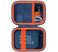 Lebakort Duro Caja Estuche Funda para JBL GO 4 GO 3 Altavoz inalámbrico portátil con Bluetooth (Estuche Azul)