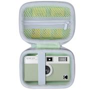 Lebakort Duro Caja Estuche Funda para Kodak EKTAR H35/ H35N/ Ultra F9/ M35/ M38 Cámara de Película de Medio Fotograma (Verde Claro + Blanco)