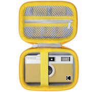 Lebakort Duro Caja Estuche Funda para Kodak EKTAR H35/ H35N/ Ultra F9/ M35/ M38 Cámara de Película de Medio Fotograma (Blanco + Amarillo)