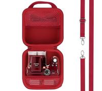 Lebakort Duro Caja Estuche Funda para Kodak Pixpro AZ405/AZ425/AZ255/AZ401/AZ528 Cámara Digital (Rojo)