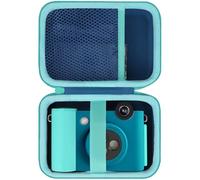 Lebakort Duro Caja Estuche Funda para Kodak Smile + Cámara Digital Instantánea 2-en-1 y Impresora (Azul Oscuro + Verde Menta)