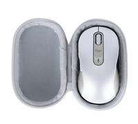 Lebakort Duro Caja Estuche Funda para Logitech Signature M650 L Ratón Inalámbrico de Tamaño Normal (Blanco)