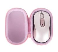Lebakort Duro Caja Estuche Funda para Logitech Signature M650 L Ratón Inalámbrico de Tamaño Normal (Rose)