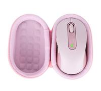 Lebakort Duro Caja Estuche Funda para Logitech Signature M650 Ratón Inalámbrico (Rose)
