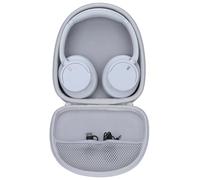 Lebakort Duro Caja Estuche Funda para Sony WH-CH720N WH-CH520 WH-CH510 WH-CH710N XB900N XB700N WH-CH700N WH-910N Auriculares Inalámbricos con Noise Cancelling (Blanco Grisáceo)