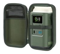 Lebakort Duro Viajar Caja Estuche Funda para Anker 548 Powerbank (PowerCore Reserve 192Wh) Cargador Portátil de 60.000 mAh (Verde Militar)