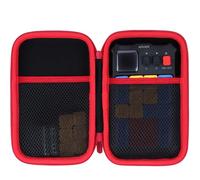 Lebakort Duro Viajar Caja Estuche Funda para GiiKER Super Slide - Juego de Puzzle Original (Negro + Rojo)