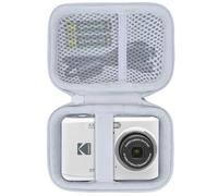 Lebakort Duro Viajar Caja Estuche Funda para Kodak Pixpro FZ55 / Kodak Pixpro FZ45 Camara Digital (Blanco)