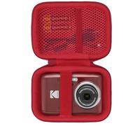 Lebakort Duro Viajar Caja Estuche Funda para Kodak Pixpro FZ55 / Kodak Pixpro FZ45 Camara Digital (Rojo)