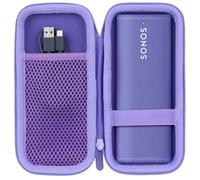 Lebakort Duro Viajar Caja Estuche Funda para Sonos Roam/Roam 2 Altavoz Inalámbrico Portátil y Ultracompact (Morado)