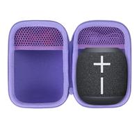 Lebakort Duro Viajar Caja Estuche Funda para Ultimate Ears WONDERBOOM 4 / WONDERBOOM 3 / WONDERBOOM 2 Altavoz Bluetooth Portátil (Morado)