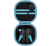 Lebakort Duro Viajar Caja Estuche Funda para Walker's Razor Slim/Razor X-TRM/Slim Muff (Negro + Azul Claro)