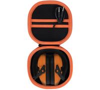 Lebakort Duro Viajar Caja Estuche Funda para Walker's Razor Slim/Razor X-TRM/Slim Muff (Negro + Naranja)