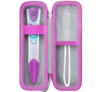 Lebakort Estuche de almacenamiento compatible con el sistema LeapFrog LeapReader para aprender a leer (funda gris y rosa)