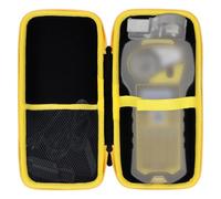 Lebakort Estuche de almacenamiento compatible con impresora de etiquetas portátil Brady M210 / M210 LAB / BMP21 Plus KIT1 (negro + funda amarilla)