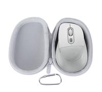 Lebakort Estuche Rígido para Logitech Signature Comfort Plus M850 L Ratón | con mosquetón, Casco rígido, Protección del ratón, Fácil transporte, Protección Rígida, Antirrayas y antimanchas
