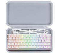 Lebakort Funda Dura de Viaje Estuche para Razer Huntsman/Huntsman V3 Pro Mini/Blackwidow V3 Mini/Snpurdiri 60%/Aula WIN60 HE 60% Teclado Mecánico (Gris)