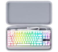 Lebakort Funda Duro Viajar Caja Estuche para Razer BlackWidow V3 TKL/Razer Huntsman TKL/SteelSeries Apex 3 TKL/SteelSeries Apex Pro TKL Gen 3 Teclado Mecánico Gaming (Gris)