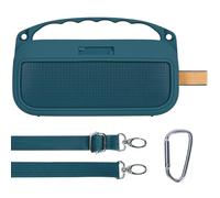 Lebakort Funda Protectora de Silicona para Bose SoundLink Flex (2ª Gen) Altavoz para Exteriores portátil con Correas para Hombros, Manijas y Botones de Escalada (Azul Oscuro)