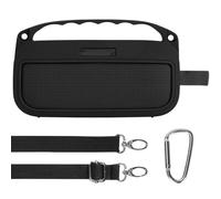 Lebakort Funda Protectora de Silicona para Bose SoundLink Flex (2ª Gen) Altavoz para Exteriores portátil con Correas para Hombros, Manijas y Botones de Escalada (Negro)