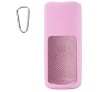 Lebakort Funda Protectora de Silicona para JBL Grip Altavoz Compacto，Rosa | con mosquetón de escalada, funda de silicona para altavoz, reduce los arañazos, silicona suave