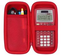 Lebakort Funda Rígida Compatible con Texas Instruments TI-30XIIS TI-30XS TI-30Xa TI-36X Pro - Calculadora Científica (Rojo)