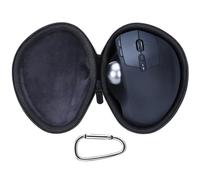 Lebakort Rígido Funda Estuche para Logitech MX Ergo M575 Trackball Ratón | Funda de transporte para ratón para Ergo M575S / M575 / MX Ergo / S, carcasa dura, equipada con hebillas de escalada