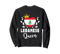 Lebanese Queen Lebanon Flag Proud Lebanese Woman Sudadera