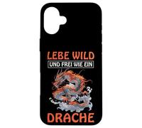 Lebe Wild Und Frei Wie Ein Drache Continuar Dragones Carcasa para iPhone 16 Plus