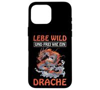 Lebe Wild Und Frei Wie Ein Drache Continuar Dragones Carcasa para iPhone 16 Pro MAX