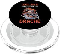 Lebe Wild Und Frei Wie Ein Drache Continuar Dragones PopSockets PopGrip para MagSafe