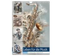 Leben für die Musik (Wandkalender 2026 DIN A4 hoch), CALVENDO Monatskalender: Musik ist für mich mehr als nur Klang, sie ist Energie, Freiheit und Ausdruck.