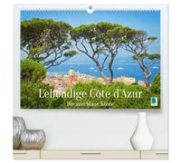 Lebendige Cote d'Azur: Die azurblaue Küste (hochwertiger Premium Wandkalender 2026 DIN A2 quer), Kunstdruck in Hochglanz: Cote d'Azur: Sehnsucht nach Sonne, Strand und Meer
