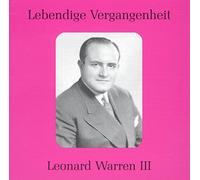 Lebendige Vergangenheit - Leonard Warren