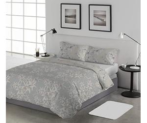 LEBENGOOD Juego de Funda Nórdica 50% Algodón para Cama 150x190/200 con Funda Almohada y 1 Funda de Edredón Colcha Sábana. Juego de Ropa Cama (F.Verona 150)