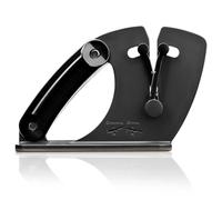 LEBENLANG Afilador cuchillos profesional 15-45 grados - Cuchilla móvil en V para afilado facas grueso & fino I Afiador de tijeras & cuchillos I Knife sharpener Afilar navajas jamonero Afiladores arco
