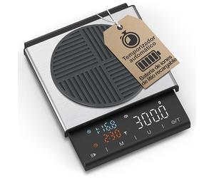 LEBENLANG Bascula Cafe Barista - 0,1g de Precisión & Temporizador Integrado I Bascula Cocina Digital Balanza Cocina Precision I Peso De Cocina Báscula Comida Alimentos Kitchen Scale Food Coffee scale